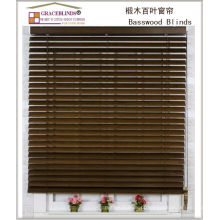 Cortinas de madeira basswood 63MM